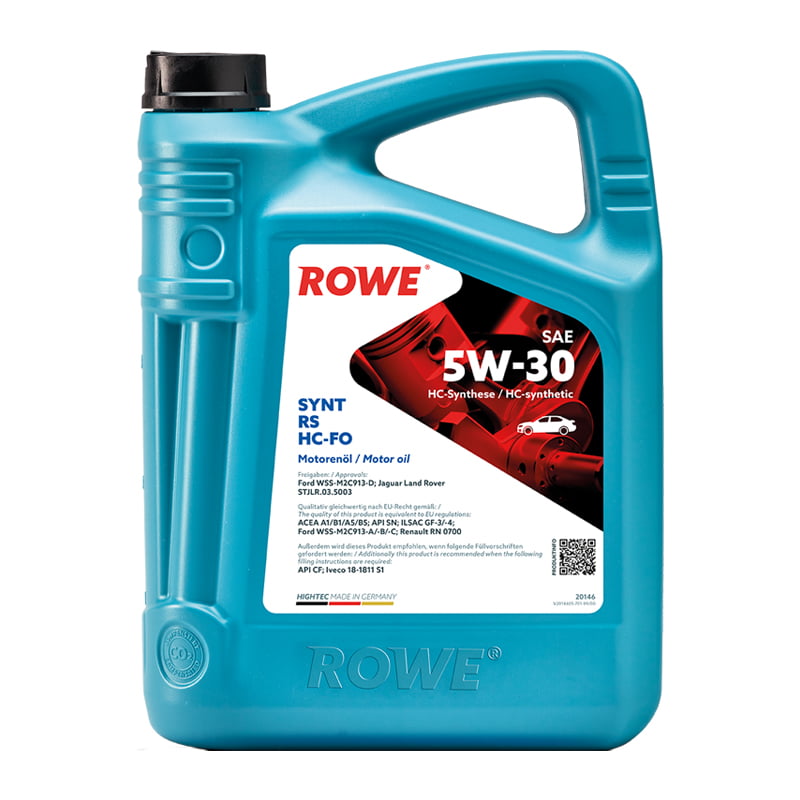 ROWE HIGHTEC SYNT RS SAE 5W-30 HC-FO - 5 Liter