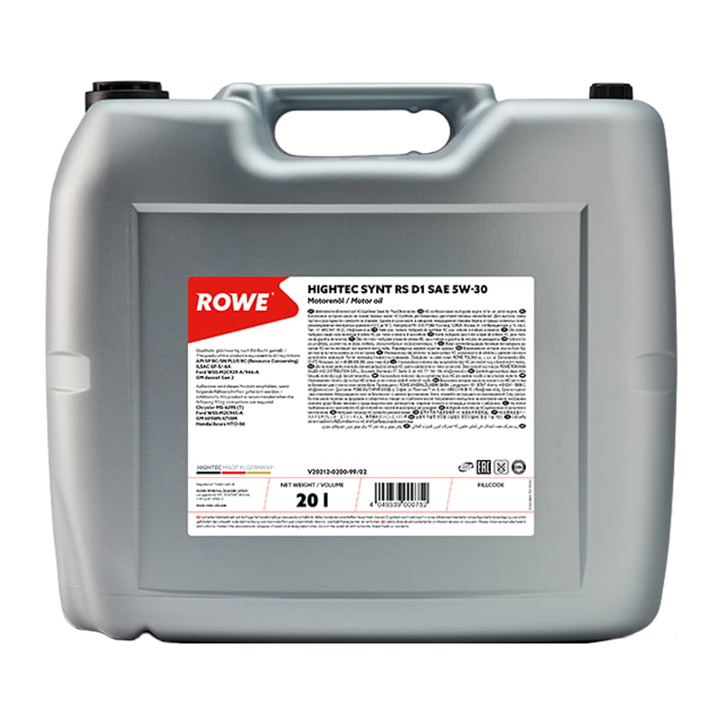 ROWE HIGHTEC SYNT RS D1 SAE 5W-30 - 20 Liter