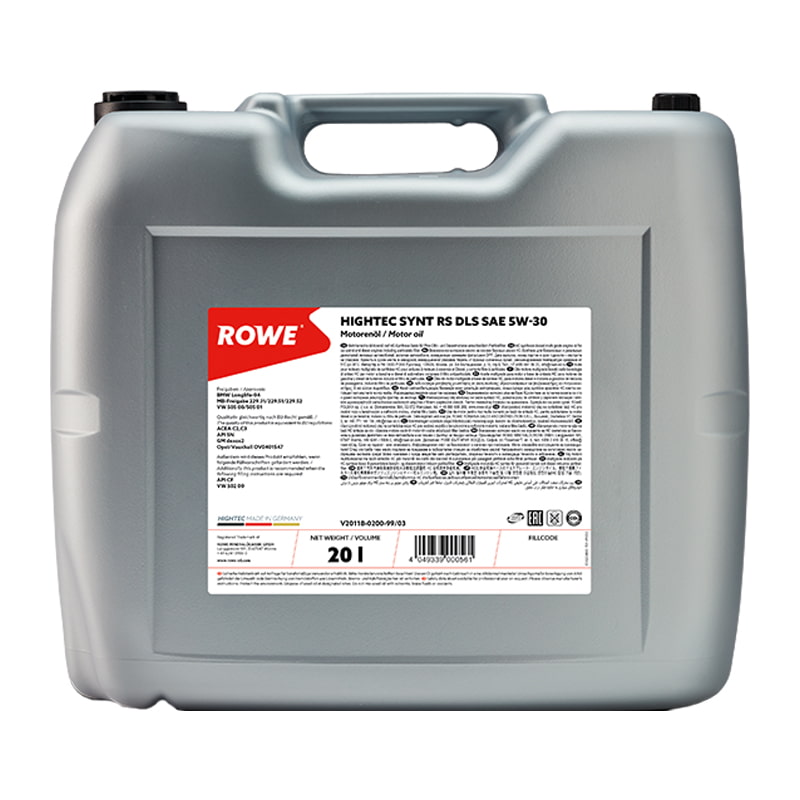 ROWE HIGHTEC SYNT RS DLS SAE 5W-30 - 20 Liter